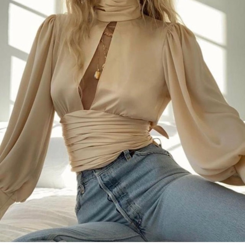 Orseund Iris top - color champagne